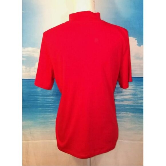 Set Lot of 3 Woman's TUNIC Tops ASSORTED COLORS Lands End Rafell shirts size MED - Picture 11 of 12